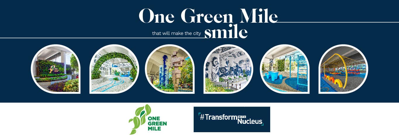One Green Mile with Office Spaces at Nucleus Banner